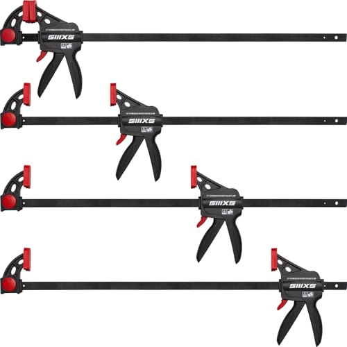 4-Pack 24" Bar Clamps for Woodworking Set with GS Certificate - size: 24''