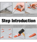 Tile Leveling System Clips- Tile Spacers Clips Tile Tools- Tile Installation Tools for Professional Ceramic Tile and Stone Installation. (2000 Clips 1/16") - size: 2000 Clips 1/16"