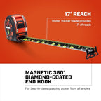 Crescent Lufkin 35' SHOCKFORCE NITE EYE Magnetic Tape | LM1335B-02 - size: 35', style: SAE