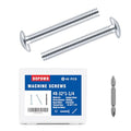 Machine Screws - 8-32 x 1-1/4" M4x31（40pcs）, Perfect Fit for Knob and Pull Installation, Machine Thread Screws for Drawers & Doors - size: 8-32 x 1-1/4"