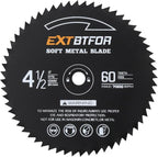 Circular Saw,4-1/2" Mini Circular Saw Cordless with 5PCS 4-1/2 Saw Blades