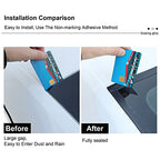 Car Weather Stripping 14mm Car Windshield Weather Seal Rubber Stripping Trim Weatherstrip Adhesive T Shape Sunroof Seal Cover Leak Sound Proofing (16 Feet) - size: 0.55 in x 16 ft