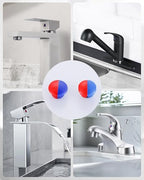 Hot and Cold Water Faucet Indicator 2 Size 10 PCS