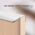 Ravinte Silver Finger Edge Pulls Drawer Edge Pulls 150mm/5.9 inch 6 Pack - size: 5" Hole Center,5.9" Overall Length