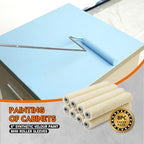 ROLLINGDOG 6" Paint Roller Covers Synthetic Velour Paint Roller - color: 8PC Synthetic Velour Roller sleeves