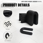 400 Horseshoe Tile Spacers, 1/4-Inch U-Shaped Plastic Spacers for Tile Leveling System Floor Wall Tile Installation - size: 1/4"-400 Pcs