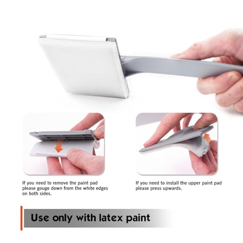 ROLLINGDOG 4" Reach-Behind Paint Pad - color: 4" Reach-Behind Paint Pad