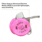 3M Half Facepiece Reusable Respirator Assembly Kit 6391, Large, 1 Kit