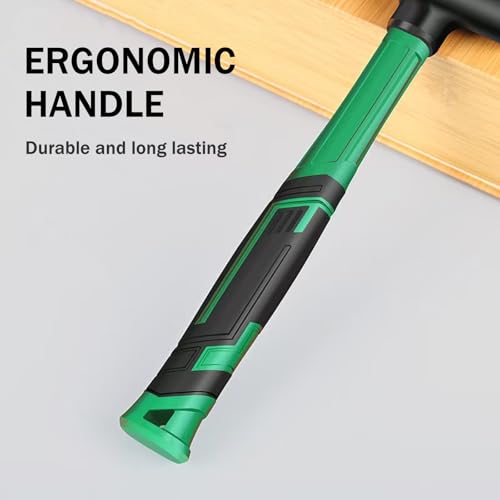Dead Blow Hammer, Rubber Mallet with Non-Slip Grip, Marring Resistant (3LB) - size: 3LB