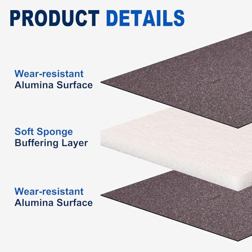 8Pcs 240Grit Double-Sided Sanding Sponges, Washable & Reusable - size: 240Grit