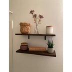 Shelf Brackets Corner Brace Black Steel L Brackets for Shelves Decorative Wall Mount Joint Angle Brackets for Shelf with Screws (3 x 3 Inch-16 Pack) - size: 3x3 Inch-16 pcs
