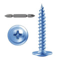 Wensilon（500 pcs）#4×3/4" Phillips Truss Head Wood Screws Galvanizing Quick Metal Self Tapping. - color: Silver, size: #4×3/4"