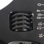 WFLNHB 3AN-16AN Adjustable Wrench Aluminum Tool Spanner for Hose End Fitting Black