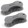 SetSail Multi-Purpose Scrub Brush of 2 Pack, Black Grey - color: Black Grey