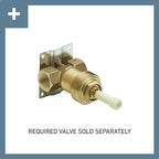 Moen T4692BG Voss Volume Control Valve Trim Kit, Valve Required, Brushed Gold - color: Brushed Gold