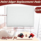 6 Pack of Paint Edger Replacement Pads - Pad Refills for Edger - Replacement Pad Refills for Paint Edger Tool - color: 6 Packs