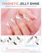 Makartt Pastel Gel Nail Polish Set 15ML: 6 Translucent Colors - color: Cool Girl Mocktail