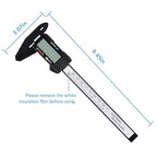 Digital Caliper, Adoric Calipers 0-6 Inch, Inch/mm Conversion, Large LCD - color: Black, size: 6"