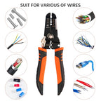 Wire Stripper, 3-rd Generation Wire Strippers or Crimping Tool, 5-IN-1 Wire Crimper or Cutter, 10-20 AWG Electric Wire, Multi-Function Hand Tools