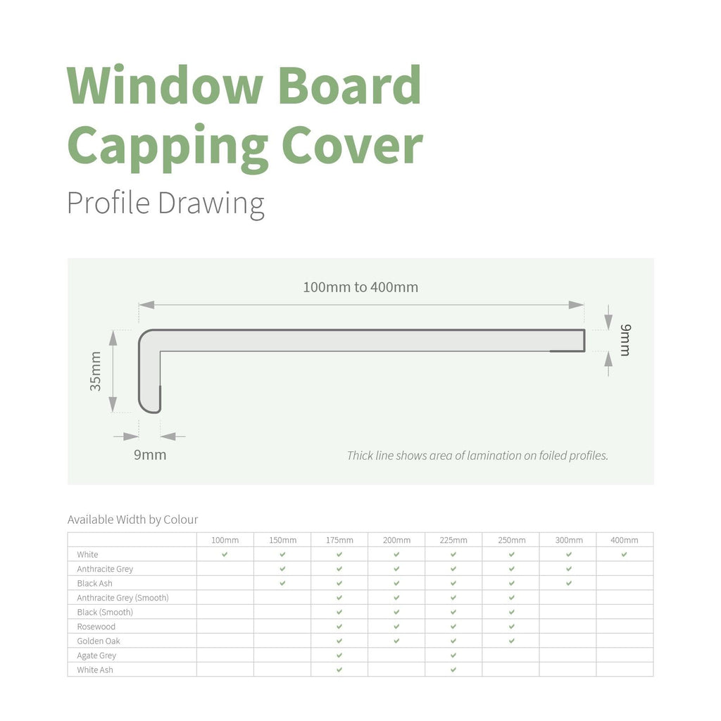 Window Board Capping Cover (1.25m)