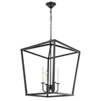 Open Box - Elegant Lighting LD6008D20BK - Chandeliers Indoor Lighting