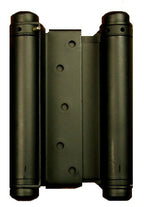 Self Closing Double Action Spring Door Hinge Saloon Matte Black 5 Inch - color: Matte Black, size: 5 Inch