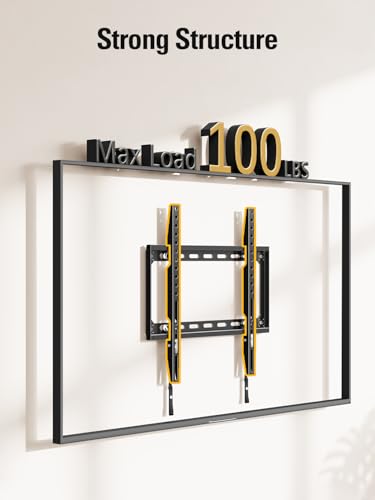 Mounting Dream TV Mount Fixed for 26-60 Inch TVs, TV Wall Mount TV Bracket - size: Fixed for 26"-60" TV