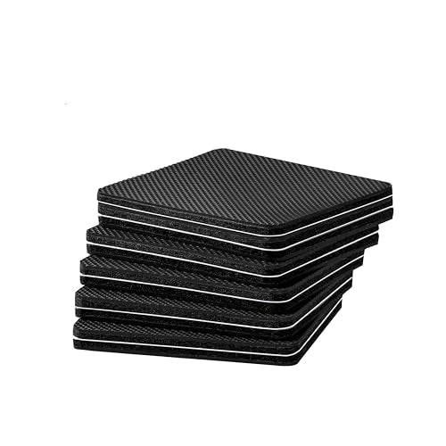 Furnigear Non Slip Furniture Pads - Self Adhesive Rubber Anti Skid Pads Grippers Rubber Chair Feet Furniture Pads for Hardwood Floors -Protectors for Furniture Table Legs Anti Slip 12 Pcs 3" Square - size: 3" Square 12pcs