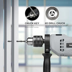 4.5A Hammer Drill Corded Impact Drill with 105Pcs Kit - style: Hammerdrill with 105pcs Accessories