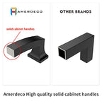 Amerdeco 10 Pack Brushed Satin Nickel 9 Inch(228mm) Hole Centers Kitchen Cabinet Pulls Cabinet Hardware Kitchen Handles for Cabinets Cupboard Handles Drawer Pulls ZH0009 - color: Brushed Satin Nickel, size: 9"/228MM Hole Center