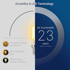 FLSNT 60W Equivalent LED Chandelier Light Bulbs, Dimmable, E12 Base, Clear B11 LED Filament Candelabra Bulbs, 2700K Soft White, 12 Pack - color: 2700k Soft White, size: 6 Count (Pack of 2)