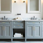 HOME EDIT Brushed Gold Cabinet Handles 5 Inch Pulls 10 Pack - color: Brushed Gold, size: 5 inches Hole Center