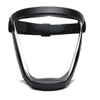 Full Face Shield Transparent High-Definition Plastic Face Shield, Super Protective Face Shield for Unisex Adults, 1 Pack