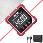 BINTA Digital Angle Finder with Laser, 4-side Magnetic Digital Angle Gauge