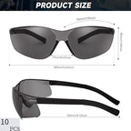 Salfboy Tinted Safety Glasses for Men - color: 10 Grey