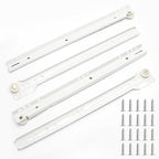 Litoexpe 1 Pair 12" Drawer Slides with Screws - size: 12 Inch
