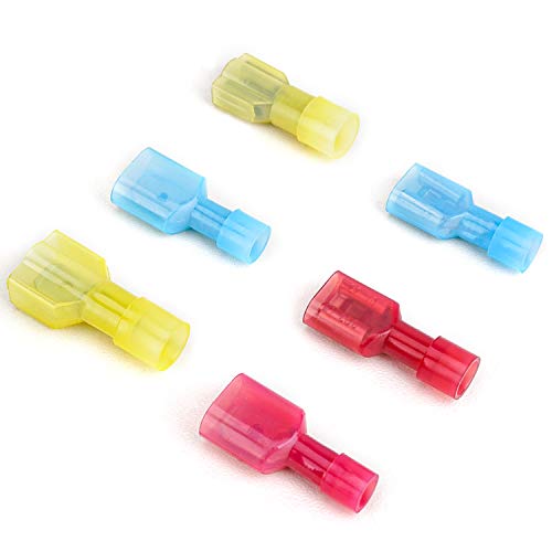 TICONN 800 Pcs Nylon Spade Connector Kit, Insulated Crimp Wire Connectors - style: Combo 800Pcs