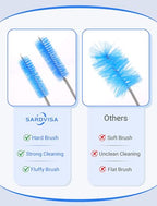 SARDVISA Drain Cleaning Brush, 66 Inch Flexible Pipe Cleaner, 3 Straw Brush - size: mini clean brush