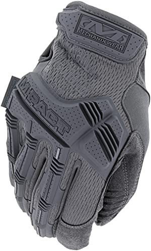 Mechanix Wear M-Pact Tactical Work Gloves, Grey, Large - color: Grey, size: Large