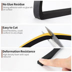 Yotache Foam Tape Weather Stripping for Door 1/2" W X 3/8" T, 13 Ft - size: 1/2"x3/8"x13 FT