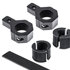 LAMPHUS Light Bar Mount Clamp Bracket for ATV UTV 0.75-1.25in Vertical - size: 2 Pack, style: Vertical Bar