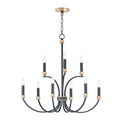 Open Box - Maxim 11377BKAB - Chandeliers Indoor Lighting