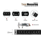 Tape Measure Body Measuring Tape, 120 Inch Soft Fabric Measuring Tape for Sewing Cloth Measurement, Double Scale Tailor Ruler for Weight Loss Medical Measurement Nursing Craft(White/Black) - color: Black and White
