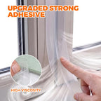 Holikme 65FT Weather Stripping Door Seal Draft Stopper Window Seal