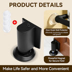 Magnetic Door Stopper,Metal Floor Mount Door Holder