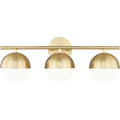 Open Box - Z-Lite 7517-3V-MGLD - Bathroom Fixtures Indoor Lighting