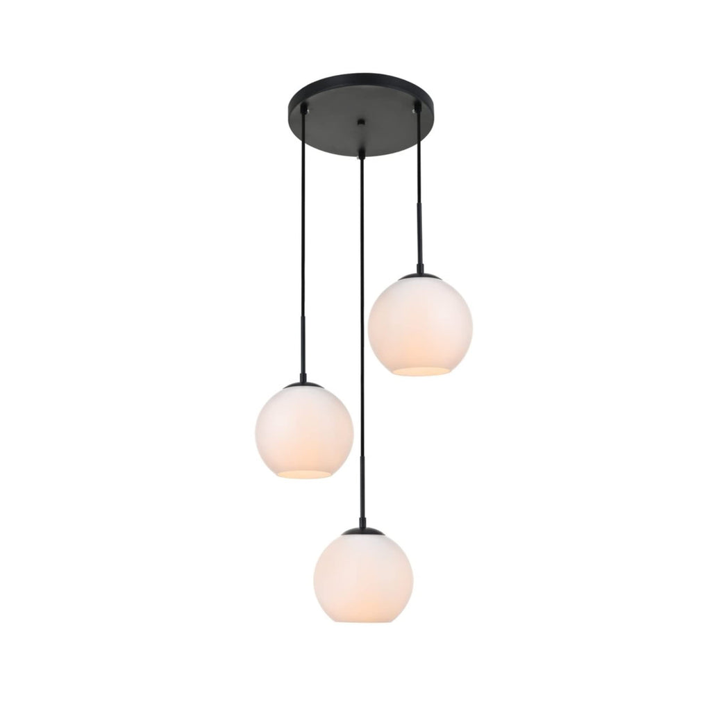 Open Box - Elegant Lighting LD2209BK - Pendants Indoor Lighting