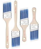 Bates- Angle Paint Brushes for Walls and Trim, 2-Inch, 4 pcs, Stubby & Long Treated Wood Handles, 2 Inch Paint Brushes - color: Wood Handle Angle, size: 4 Pack, 2" Stubby & Long