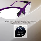 Global Vision Safety Shop Glasses - color: Purple