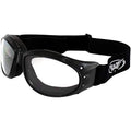 Global Vision Eliminator Dirt Bike Padded Motorcycle Riding Goggles for Men and Women (Black Frame/Smoke Lens) - color: Black Frame/Clear-smoke Lens